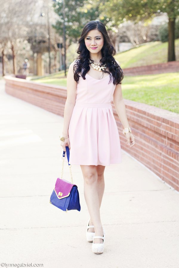 Houston Style Blogger Wears Cut Out Dress