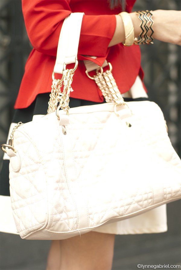 JustFab Quilted Handbag