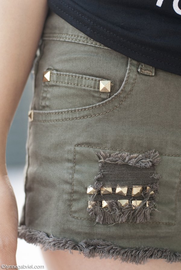 Studded Short