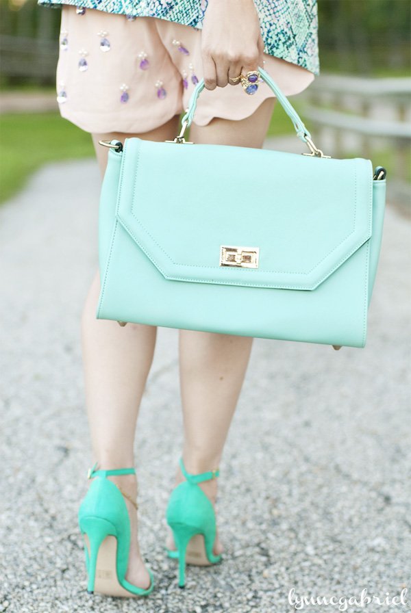 Delavion Mint Handbag