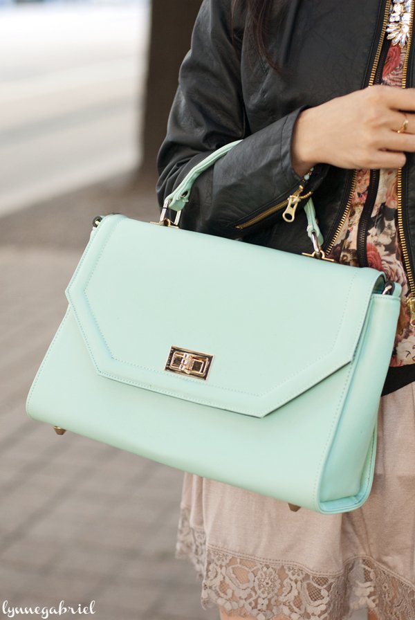 Delavion Inc Mint Green Satchel