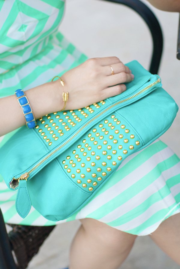 Studded Clutch Bag