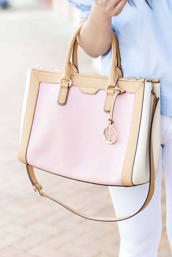 Henri Bendel Colorblock Satchel