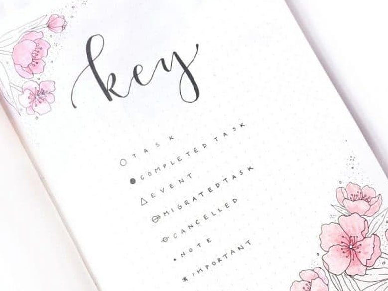 Bullet Journal Key Idea